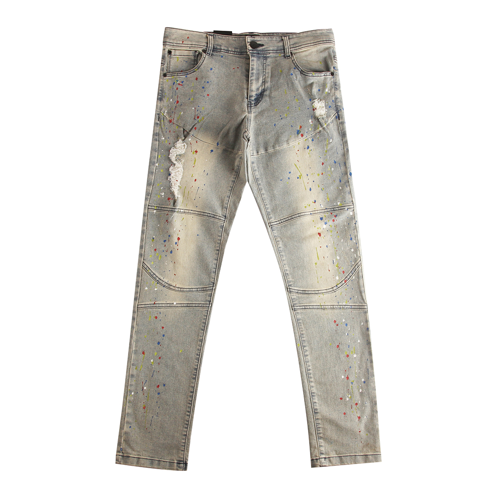 Stockpapa Noble Jeans, Men\'s High Fashion Denim Skinny Pants Overruns Branded
