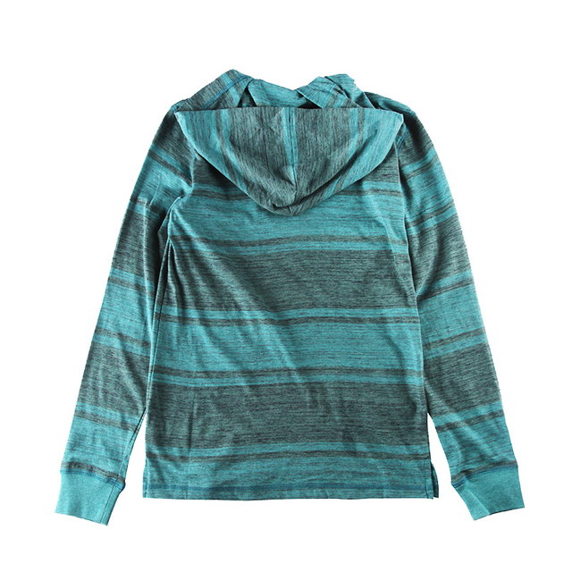 Stockpapa Liquidation Stock Pipeline, 100% Cotton Big Boy's Casual Comfortable Button Hooded Striped Sweatshirts