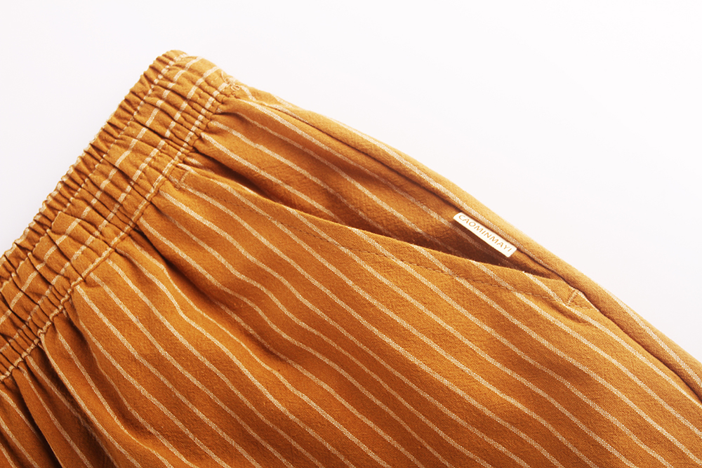 Stockpapa Men\'s 100% Cotton Striped Shorts Overruns Clothes