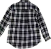 Stockpapa Men's Clearance Sale Black And White Plaid Shirt 