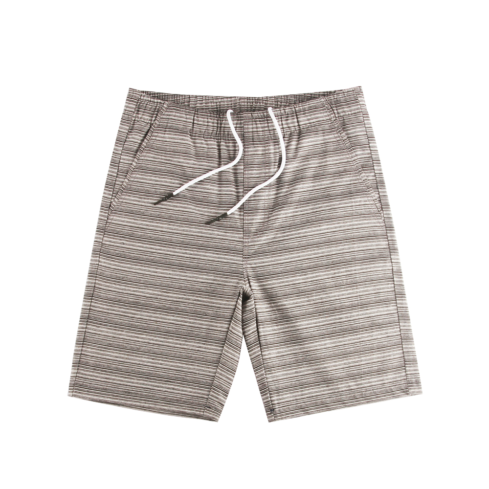 Stockpapa Factory Outlet Clothes Men's 100% Cotton Striped Board Shorts