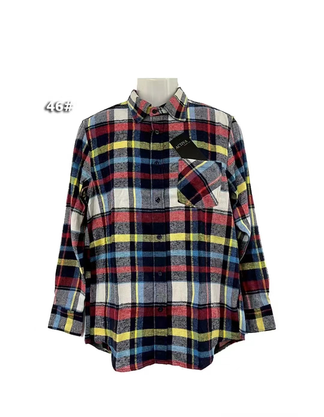 Stockpapa Men's Cotton Plaid Shirts Clearance Sales