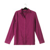 Stockpapa Ladies Overruns Wine Red Anti-wrinkle Solid Shirts