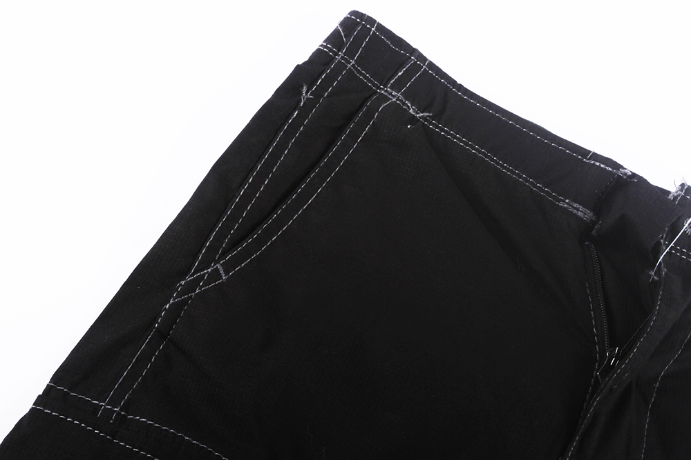Cheap Stock Boys Fashion Black Cotton Spandex Mesh Lining Casual Multi-pocket Pants, SP30459-AF (5)