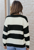 Stockpapa 2 Color Ladies striped sweaters