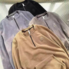 Stockpapa 4 Color Fashion Warm Half-zip Long-sleeved Hoodie Stock Garments