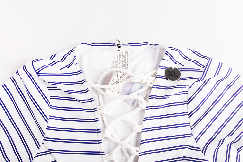 F21 ,, Ladies striped print swimwear (6)