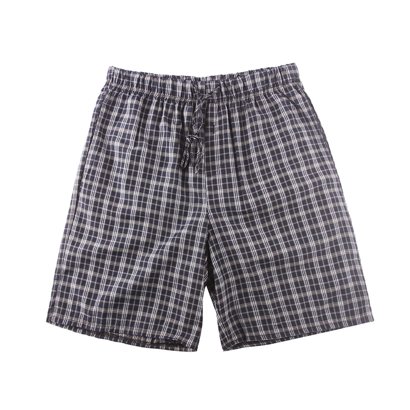 Stockpapa 6 Color Men's Plaid Lounge Shorts Overruns