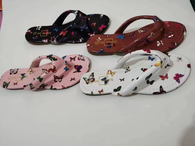 Stockpapa Ladies Butterfly Slipper Overrun