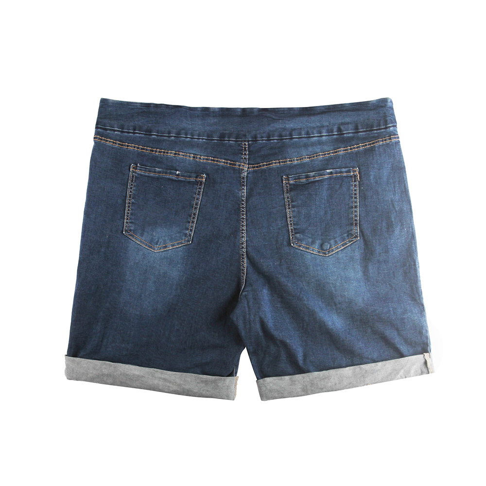 Plus mama size denim shorts (2)