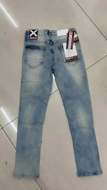 Stockpapa Ladies Patch Casual Denim Pants Factory Outlet Clothes