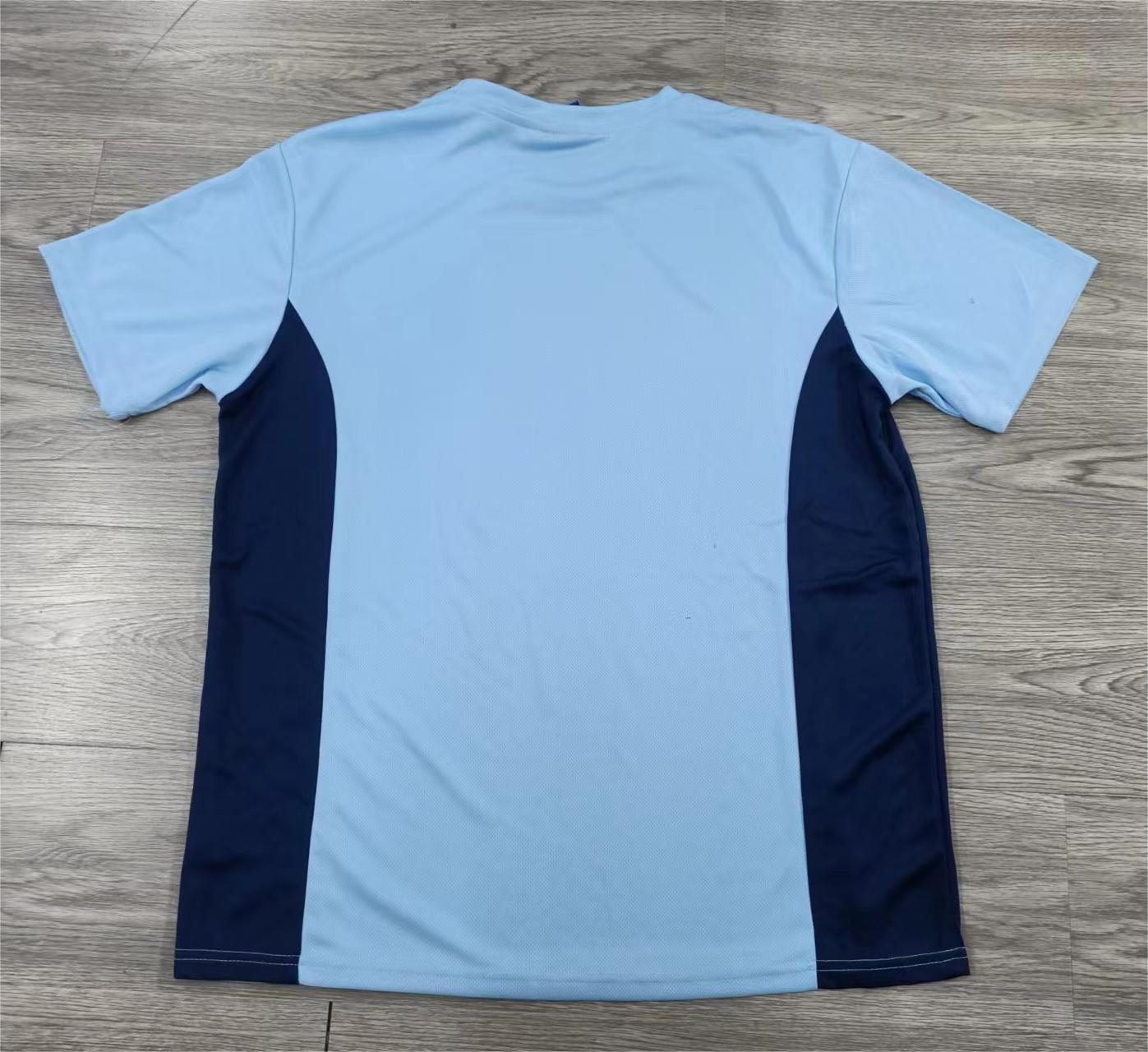 Stockpapa Men's High Quality Comfortable Light Blue Tee Clearance Sale New Clothes