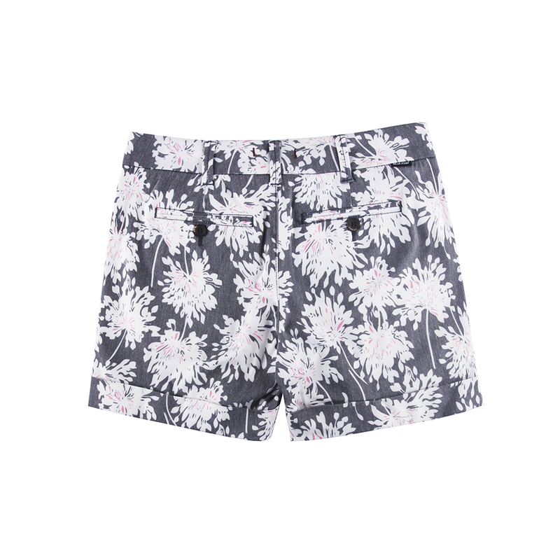 Stockpapa Ladies Allover Print Casual Shorts Overrun Branded Apparel