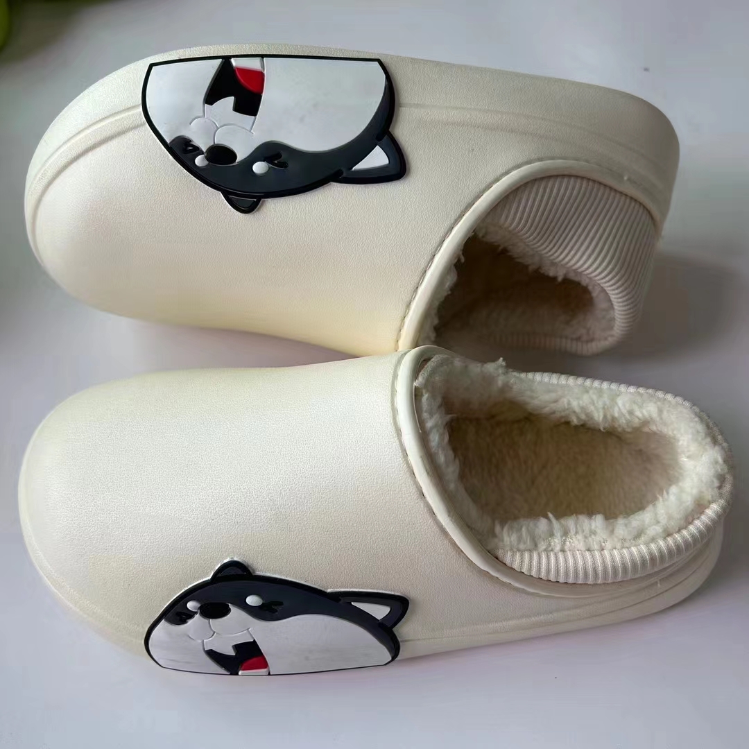 Boys and girls cotton slippers