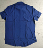 Stockpapa SLATE STONE, Men's Blue Casual Solid Shirts Apparel Wholesale