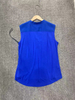 Stockpapa Women\'s blue sleeveless T-shirt