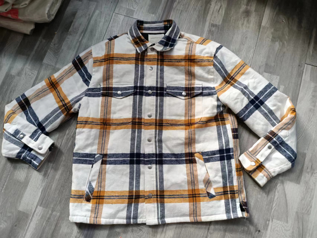  Stockpapa Factory Outlet Clothes Men's Plaid Jacket
