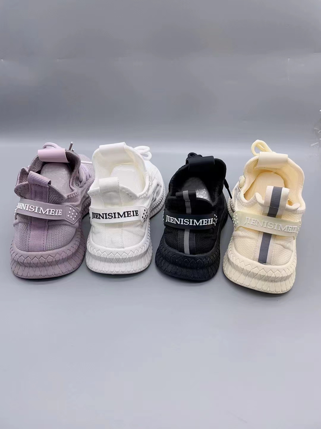 Stockpapa Garment Stock Lot Ladies High Quality Fly Knit Shoes