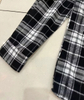 Stockpapa Men's Clearance Sale Black And White Plaid Shirt 