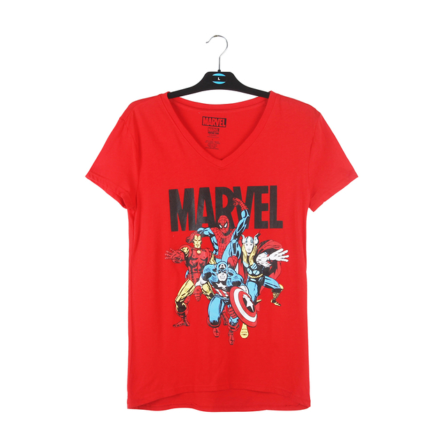 Marvel Men's V neck tee