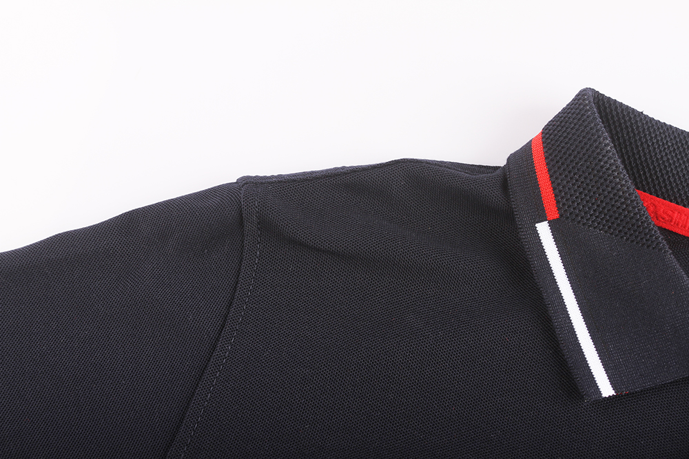 Stockpapa Apparel Stock Men's Color-blocked Neck Golf Shirts