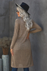 Stockpapa Slouchy Pocketed Knit Longline Cardigan branded overruns