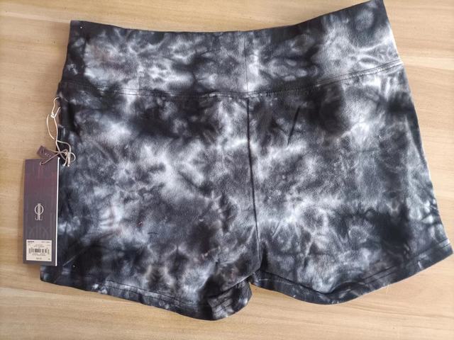 Stockpapa Tie dye ladies yoga shorts overrun branded apparel