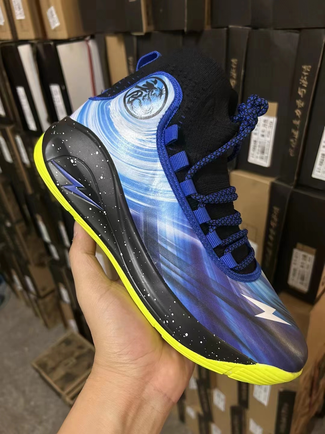 Stockpapa Men's Leather Basketball ShoeMen's Leather Basketball Shoes