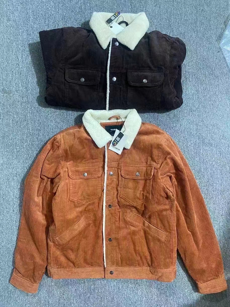 Stockpapa Pull&Bear, Men's Codury Sherpa Bomber Coats Liquidation