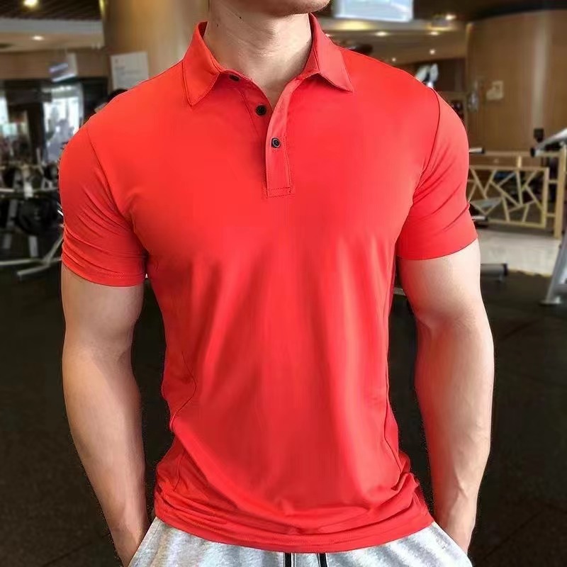 Stockpapa Stock Clothing 9 Color Men\'s Active Polo Shirts