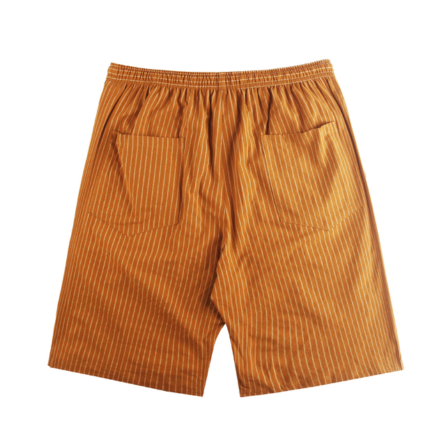 Stockpapa Men's 100% Cotton Striped Shorts Overruns Clothes