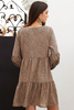 Stockpapa Clearance Sales V-Neck Flowy Loose Tunic Dress