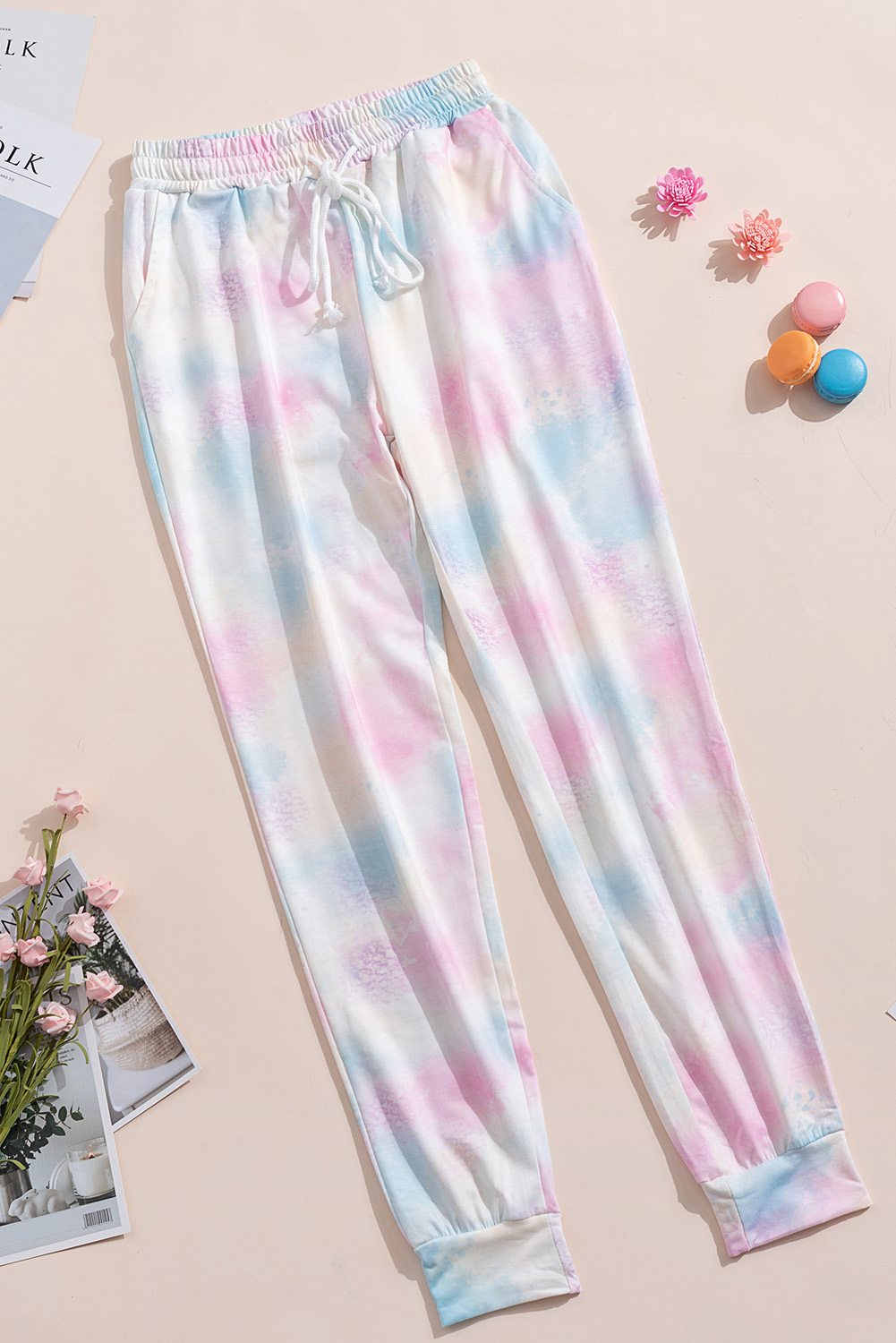 Ladies Drawstring Tie Dye Jogger (16)