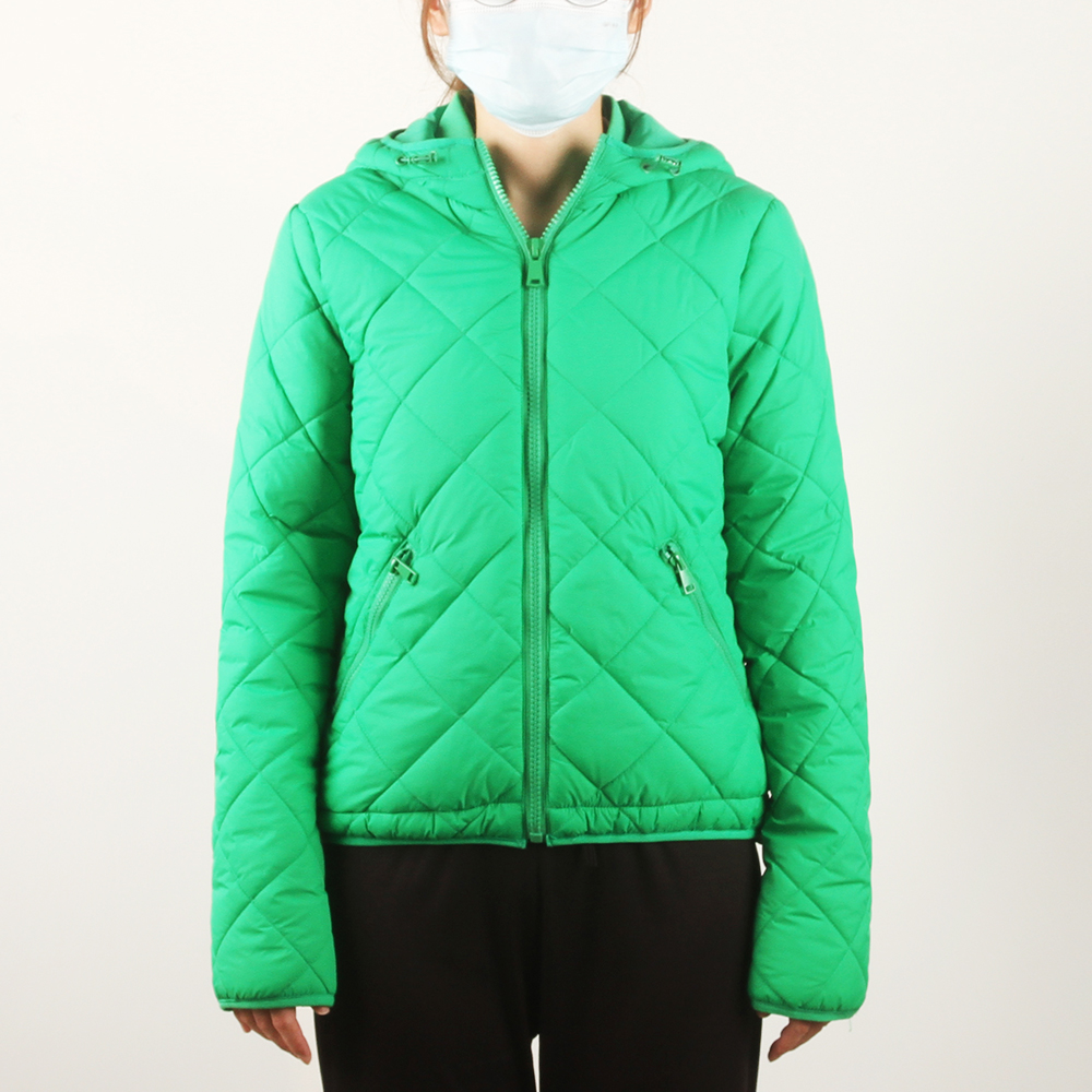 Stockpapa Ladies zip padded hoodie coats