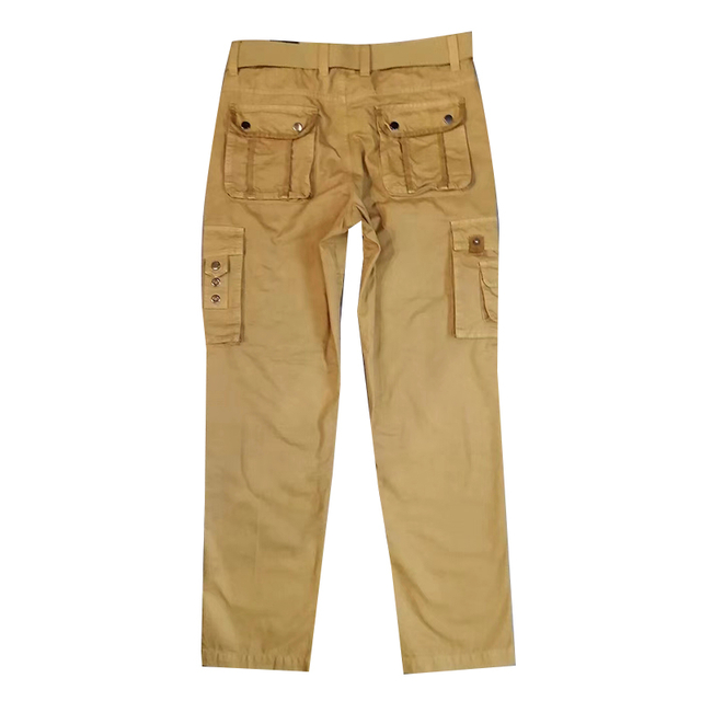 Stockpapa Liquidation Clothes 7 Color Men's Belted Cargo Pants