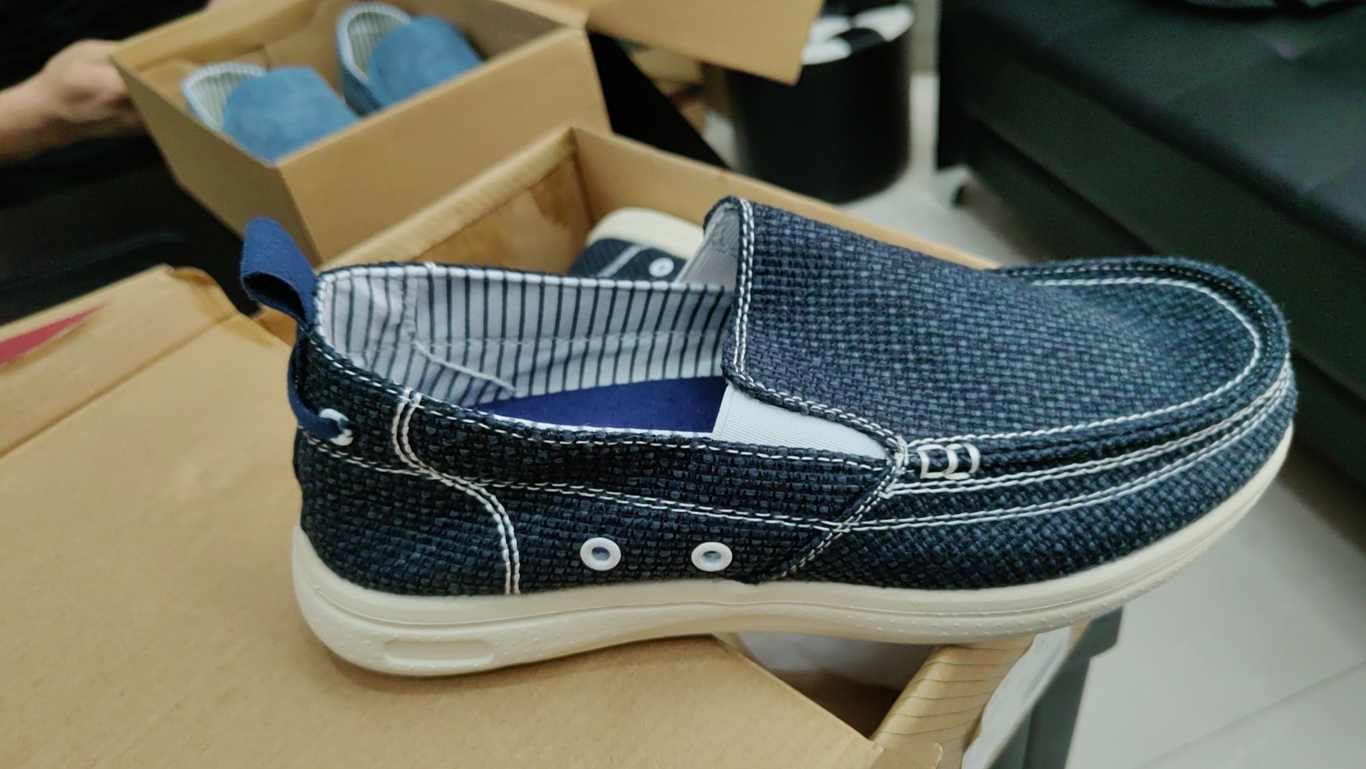 Stockpapa Clearance Sale New Clothes Men's Casual Canvas Flats