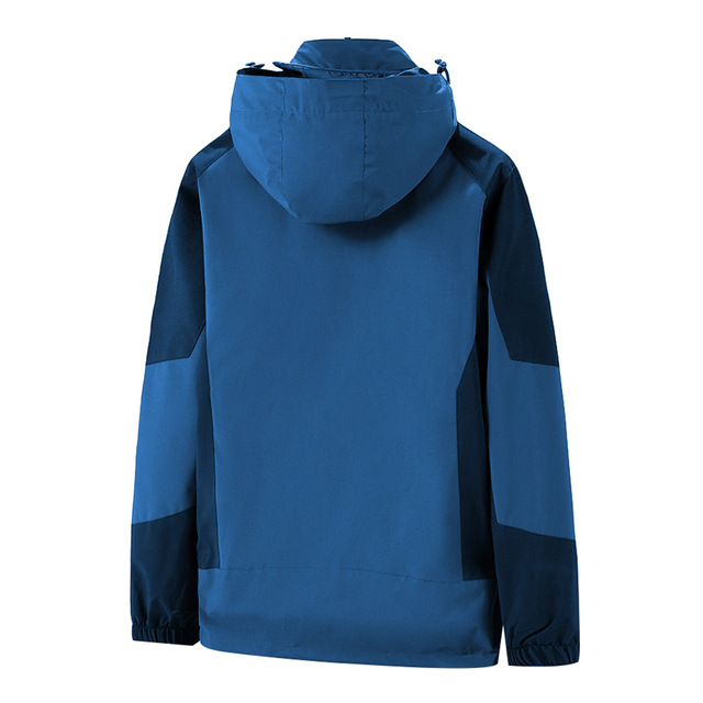 Stockpapa Factory Stock Men's Winter Outdoor Color-blocked Waterproof Knit Linning Coats Multi-pocket Jacket