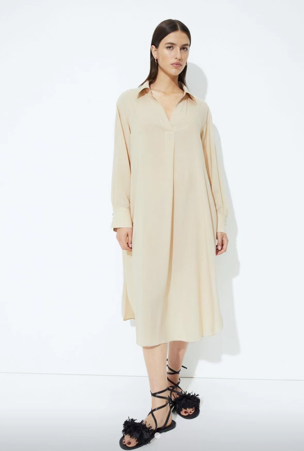 Stockpapa HM Women‘s Fashion Plain Dress In Stock