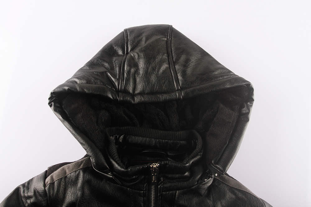 YOKI, Juinor Boy's Leather Pu Coats