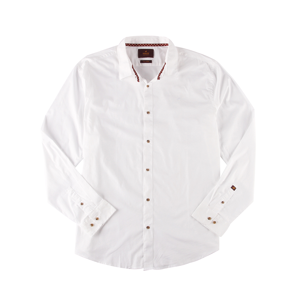 INSIDE ,High Fashion Cotton Spandex Men's Casual Shirts in Stock 