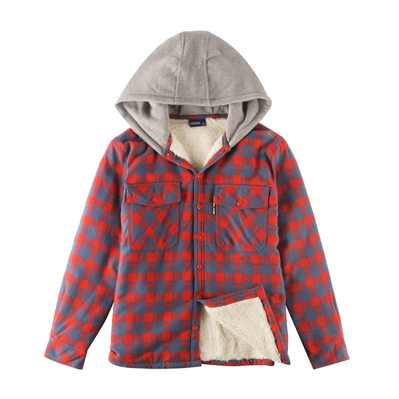 Juinor Kids Sherpa Knit Hoodie Shirt Coats in Stock 