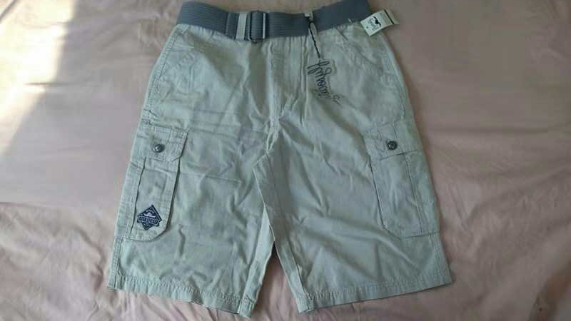 Men's Belted Cargo Shorts in Stock