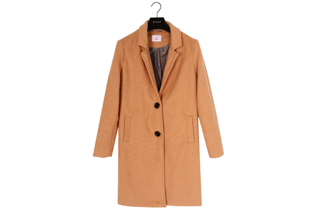 Ladies Longline Melton Coats