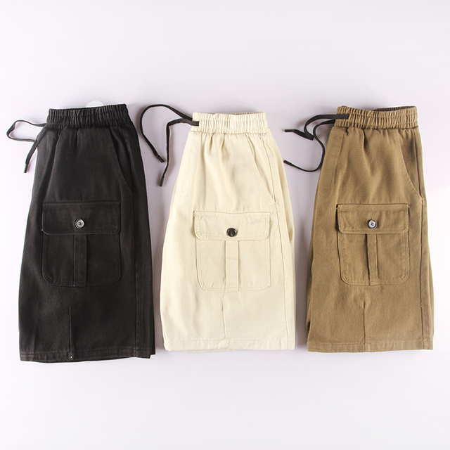 Men's Elastic Waist Chino Shorts Made in China