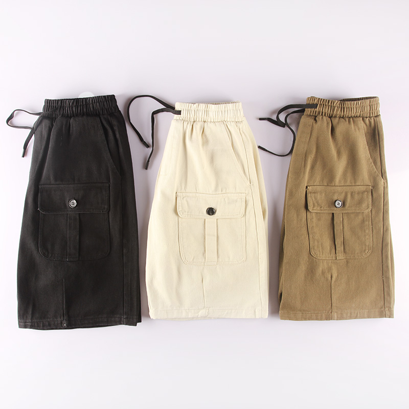 Men\'s Elastic Waist Chino Shorts Made in China