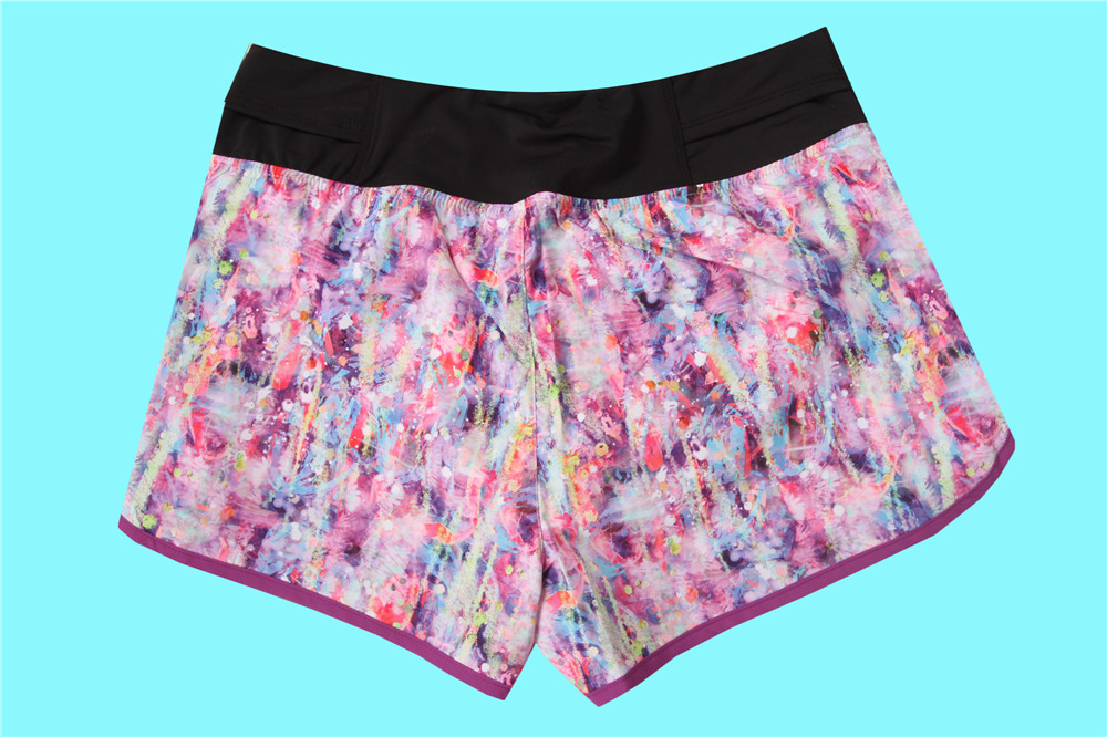 Ladies 3 Color Cool Print Shorts