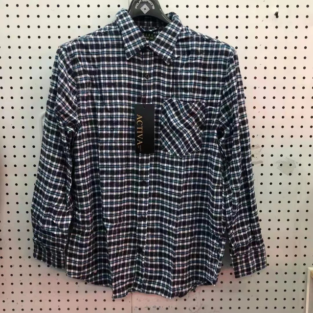 Men's 2 Color Plaid Shirts in Stock