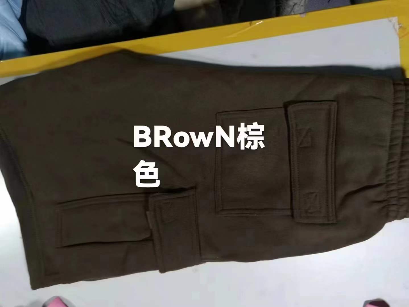 9 Color Mens Knit cargo shorts (6)