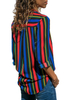 Multicolor Striped Modern Women Shirt