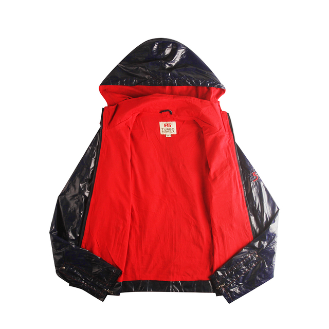 Hooded Windbreaker Jacket Zipper Casual Cotton-padded Jackets